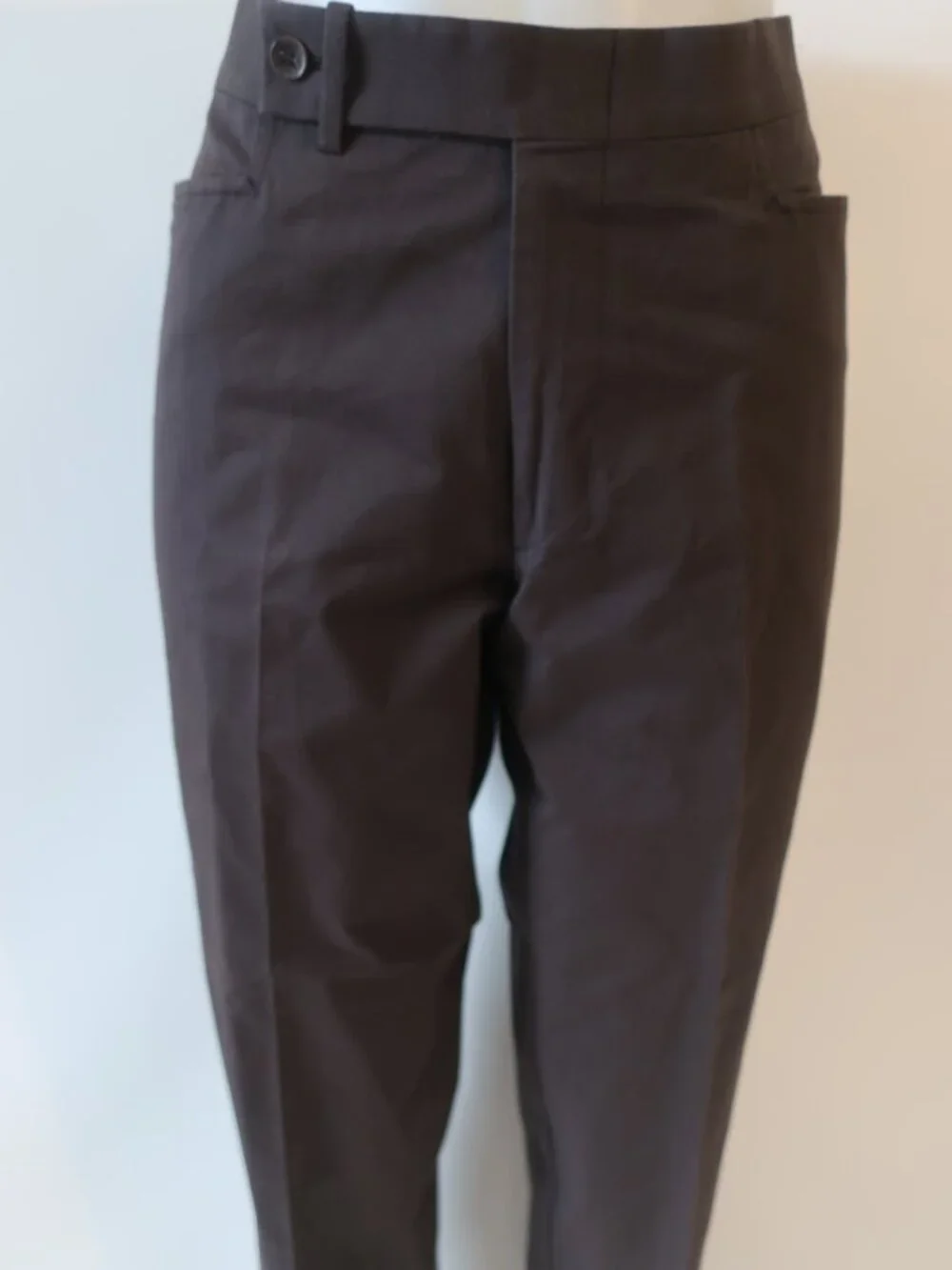 Gucci Men's Dark Brown Tailored Dress Pants
